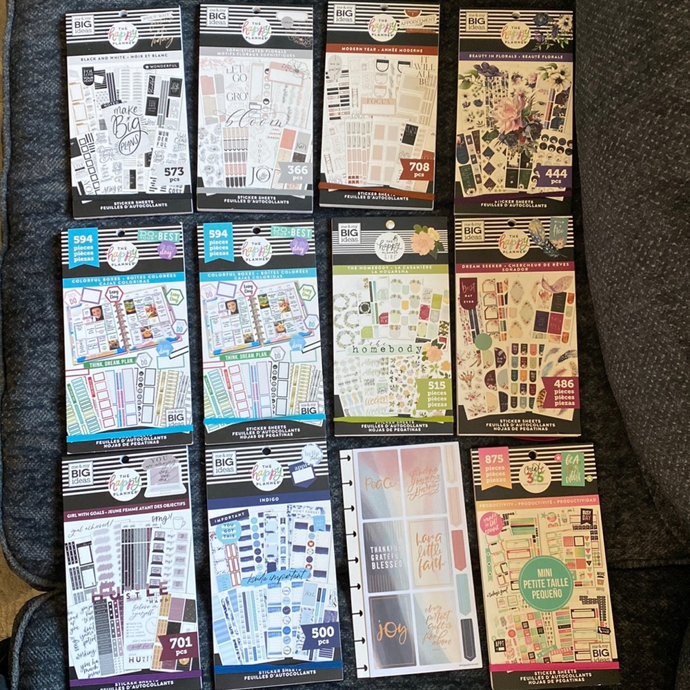 Happy Planner sticker book bundle